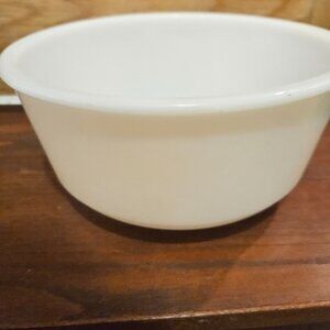 Vintage Milk White Mixing Bowl